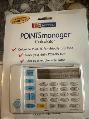 Weight Watchers POINTSmanager Calculator - White with Blue Buttons